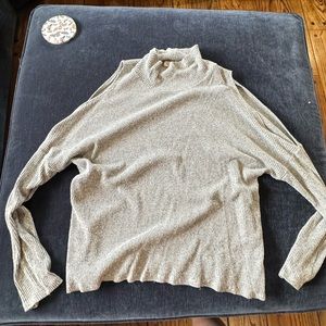 Grey turtle neck sweater